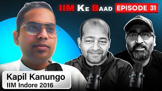 E31 From IIM Indore to Impact investing in Belgium podcast iimkebaad [upl. by Erdied]