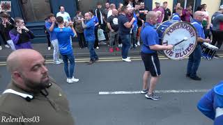 Portadown True Blues Full Clip 4K  Edgarstown Bonfire Parade 090721 [upl. by Kerat]