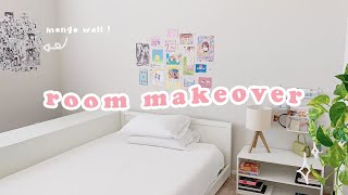 ☆ aesthetic room makeover manga wall anime prints ☆ [upl. by Ytok]