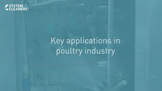 Poultry Process Line Cleaning with System Cleaners [upl. by Ck]