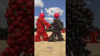 Brinjal vs smila ♥️♥️3D Special Effects 3D Animation shorts vfxhd cartoon [upl. by Nilved]