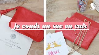 Tuto facile  Coudre un sac en cuir Hope [upl. by Tattan800]