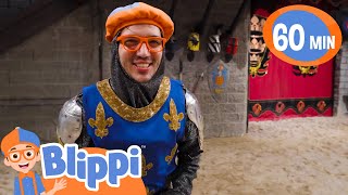 Blippi Learns At A Castle  New Blippi Compilation  Funny Cartoons amp Songs for Kids [upl. by Carlos4]