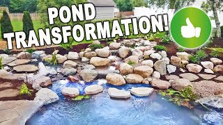 POND TRANSFORMATION It Has Everything  REVEAL [upl. by Notirb981]