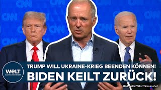 TVDUELL Ukraine Trump tönt quotWerde Krieg vor Amtsantritt beigelegt habenquot Biden quotSucker Loserquot [upl. by Suneya]