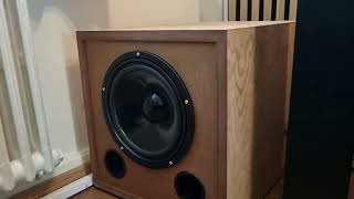 DIY Subwoofer  Visaton W 250 S  Dayton SA100 Test [upl. by Nevur146]