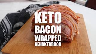 Recept Keto Bacon Wrapped Gehaktbrood [upl. by Ghassan608]