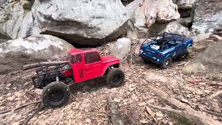 Traxxas Trx6 hauler VS410 phoenix Redcat Gen9 scout Axial SCX10iii Jeep gladiator [upl. by Aninnaig]