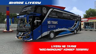 SHARE LIVERY NB TRANS quotMEGAMENDUNG BATIK STYLEquot KONSEP TERBARU Free PPL  Livery SHD Ori [upl. by Leventhal45]