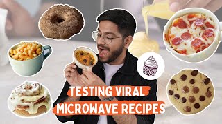 OMG😳😱 I Tested All VIRAL Microwave Recipes Pizza Cookie Donut in just 60 seconds UNBELIEVABLE [upl. by Mode]