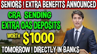 OAS Update  Extra 1000 Month  Trudeau Agree For Rise In OAS Payments For Low Income Seniors [upl. by Borman496]