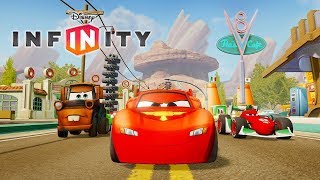 CARS Saetta McQueen Macchine da Corsa Giochi Italiano  Disney Infinity 10 [upl. by Natsirc]