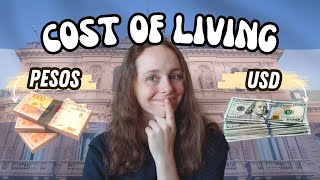 COST OF LIVING IN BUENOS AIRES ARGENTINA very realistic [upl. by Farica609]