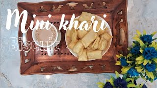 mini khari biscuit quickrecipe easyrecipe eveningsnack [upl. by Latreece]