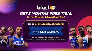 NBA on Setanta Sports  Get 3 Months Free Trial [upl. by Ecilayram298]