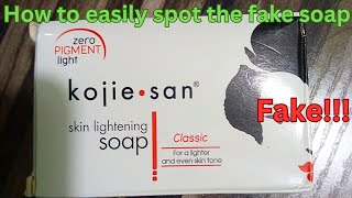 How to easily identify fake KOJIE SAN soap kojie san soap review 2023 [upl. by Slotnick556]