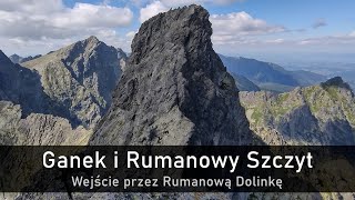 Ganek i Rumanowy Szczyt  wejście przez Rumanową Dolinkę [upl. by Violetta]