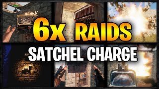 6x Early Game SATCHEL CHARGE RAIDS  Profit or Fail  Rust Vanilla [upl. by Drofiar]