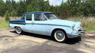 1955 Studebaker Commander Regal 4Door Sedan Start Up [upl. by Erdah]