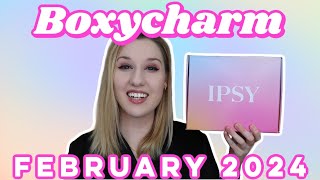 Boxycharm by Ipsy  Unboxing amp TryOn  February 2024 [upl. by Weidman]