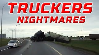 American Truck Drivers  BEST OF Road Rage Car Crash Brake Check Instant Karma  USA CANADA 2023 [upl. by Rowena682]