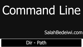 command line in Arabic  PATH  تعلم كيفية الحصول على المسار في سطر الأوامر [upl. by Thirza]