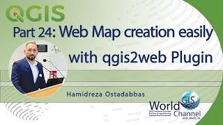 Part24 Web Map creation easily in QGIS with qgis2web Plugin [upl. by Marrilee]