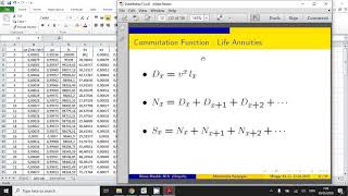 Matematika Keuangan Cara Membuat Tabel Komutasi [upl. by Hamann]