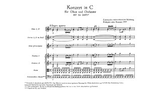 Mozart Oboe Concerto in C major K 314271k with Score [upl. by Hulen]