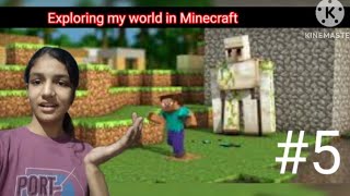 Exploring my world in Minecraft  Survival ep 5 [upl. by Elton]