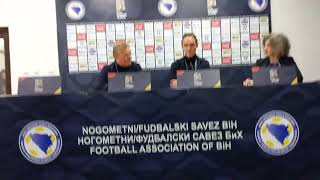 Liga nacija A 2024 BiH  Nizozemska 11 konferencija za štampu Nizozemska [upl. by Uticas]