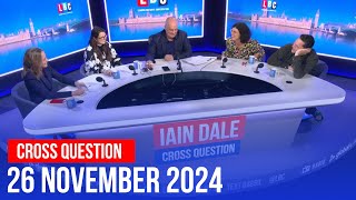 Cross Question with Iain Dale 2611  Watch Again [upl. by Josee]