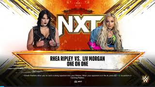 Rhea Ripley Vs Liv Morgan [upl. by Tabina]