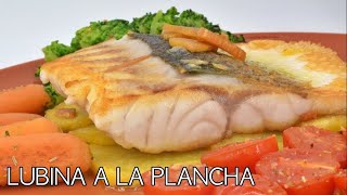 LUBINA A LA PLANCHA CON VERDURAS CRUDITE  Alimentación sana  cocina familiar  Javier Romero [upl. by Aristotle341]