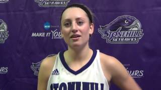 Stonehill Womens Basketball Highlights amp Postgame Interviews vs Southern Connecticut State [upl. by Perr]