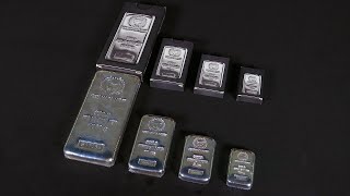 Germania Mint 5oz amp 10oz SILVER CAST BULLION BARS [upl. by Murphy]