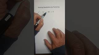 Solving Quadratics by Factoring math [upl. by Assirral126]