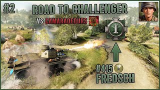 CoH3 1v1  Narrated Gameplay  2 Road To Challenger [upl. by Annuahs]