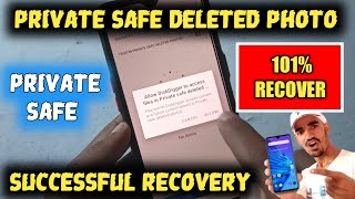 How to Recover Deleted Photo from Private Safe  Private Safe Photo Recovery  by tricker amit [upl. by Britta947]