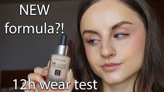 the NEW Catrice HD liquid coverage foundation with niacinamide  Review amp wear test [upl. by Enait]