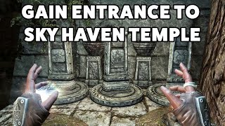 Skyrim  Alduins Wall  Gain entrance to Sky Haven Temple [upl. by Gluck]