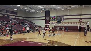 North Shore Varsity Volleyball vs Summer Creek Set 2 1042024 [upl. by Nickolaus]