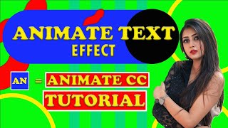 Create Stunning Text Animations with Adobe Animate CC Easy Tutorial [upl. by Coleen]