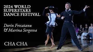 Dorin Frecautanu amp Marina Sergeeva 2024 WSSDF  Cha Cha Cha [upl. by Ciredor]