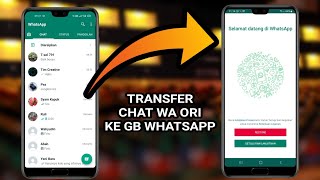 Cara Memindahkan Chat WhatsApp Ori Ke WhatsApp Mod [upl. by Lefton]