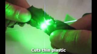 200mW Focusable Green Laser from BudgetGadgets [upl. by Demetre478]