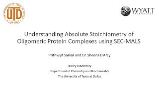 Understanding Absolute Stoichiometry of Oligomeric Protein Complexes Using SECMALS [upl. by Etteneg]