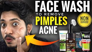 7 Top FACE WASH For Acne amp Pimple Removal Indian Men  Non Sponsored Face Wash [upl. by Arraeis]