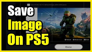 How to Save Images on PS5 Internet Browser for Custom Cover Image Fast Method [upl. by Arlin199]