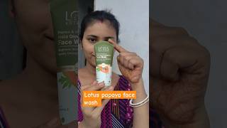 Lotus botanical papaya face wash skincare [upl. by Fidelio]